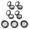 PACKOVE 4pcs Empty Multi-grid Eyeshadow Organizer Transparent Lid for for Travel and Daily Use Versatile Case for Eyeshadow Lipstick and Loose Powder view 2