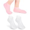 2 Pairs Soft Moisturizing Socks Silicone Socks Moisturizing Socks for Dry Hard Cracked Skin Moisturizing Spa Gel Socks Foot Care view 1