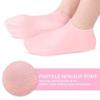 2 Pairs Soft Moisturizing Socks Silicone Socks Moisturizing Socks for Dry Hard Cracked Skin Moisturizing Spa Gel Socks Foot Care view 2