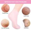 2 Pairs Soft Moisturizing Socks Silicone Socks Moisturizing Socks for Dry Hard Cracked Skin Moisturizing Spa Gel Socks Foot Care view 4