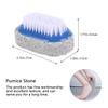 6pcs Pumice Stone Nail Tools Nail Scrubber Beauty Pedicure Supplies Foot Scrubber Remove Pedicure Brush Scraping Plate Foot Beauty Brush Exfoliating Foot Scraper view 3