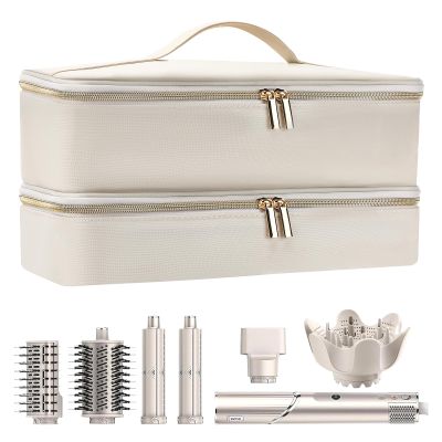 Wjiang Carrying Case for Shark Flex Style Dyson Airwrap Supersonic Hair Dryer Double-Layer Travel Storage Bag Also for Revlon Hair Dryer Brush Hair Accessories Tools