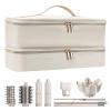 Wjiang Carrying Case for Shark Flex Style Dyson Airwrap Supersonic Hair Dryer Double-Layer Travel Storage Bag Also for Revlon Hair Dryer Brush Hair Accessories Tools view 1