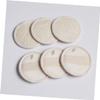 FOMIYES 10pcs Natural Loofah Makeup Remover Pads Facial Cleansing Wipes for All Skin Types Gentle Exfoliating Washable Loofah Mats for Travel and Daily Use view 2