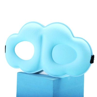 Light Uxury Ice Silk Cloud Macaron Eye Mask Breathable Traceless Warm Double-Sided Ice Silk Eye MaskLL