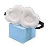 Light Uxury Ice Silk Cloud Macaron Eye Mask Breathable Traceless Warm Double-Sided Ice Silk Eye MaskLL view 3