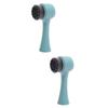 Beavorty 2pcs Double-Sided Facial Brush Manual Face Cleansing Brush Blackhead Pore Cleanser Skin Cleansing Tool view 1