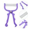 Beavorty 3pcs Face Hair Epilator Facial Hair Cleaner Portable Material Random Color view 4