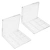HAKIDZEL 4pcs Eyeshadow Pans Empty Makeup Container for Eyeshadows Blush and More Portable Storage Box for Travel and Display Style view 1
