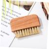 Beaupretty Wooden Nail Cleaning Brush Natural Bristles Versatile Scrubbing Tool for Fingernails and Toes Compact Design for for Nail Care and view 4