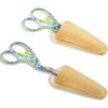 Beavorty 12pcs Eyebrow Trimming Scissors Protective Cases Lightweight Covers for Safe Storage Portable Scissors Sheaths and More for Beauty Tools view 4