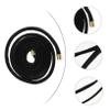 FRCOLOR 2 Pcs Hair Fixing Headband Ponytail Holder Band Women Headbands for Hair Pu Leather Wrap Wraps for Women Elastics Miss Bohemia Steel Wire Leather Aluminum Wire view 3
