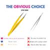 Ingrown Hair Removal Tweezers - Pointed | Stainless Steel | For women, men for eyebrow, splinters, ingrown hair | Comes with tip protector | BRAND STEP ZERO (Pineapple) view 4