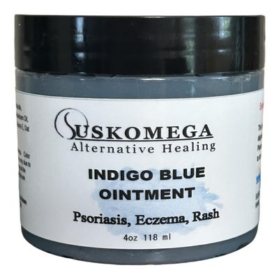 Indigo Blue Naturalis Psoriasis, Eczema, Rash Ointment 4 oz SuskOmega