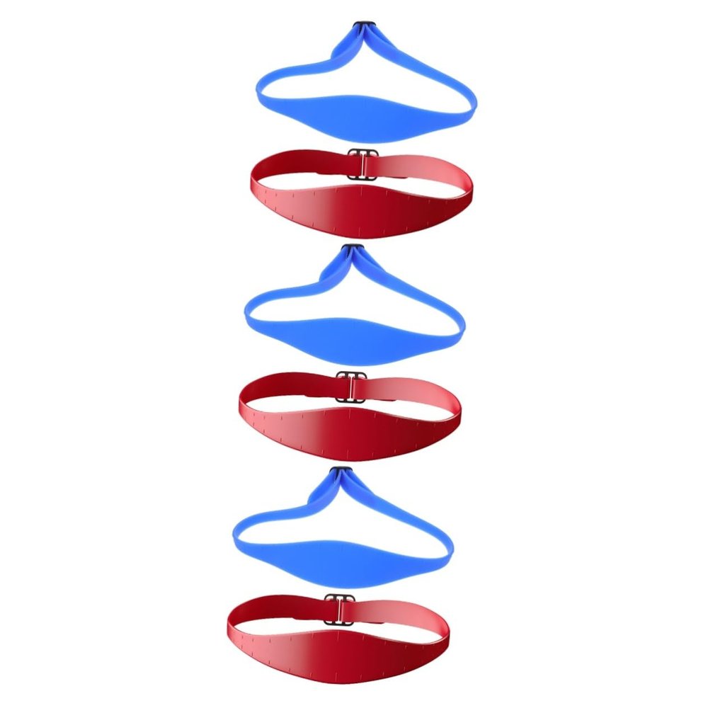 Beavorty 6pcs Hair Cutting Guide for Men Fade Guide Tool Neckline Shaving Template Silicone Hair Trimming Aid