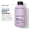 Bondbar Purple Brightening Shampoo & Conditioner, Lightened & Gray Hair, Neutralizes Brassiness, Repairs, Protects, Hydrates, Vegan, Cruelty-Free, 8 Fl. Oz view 2