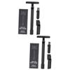 Beavorty 2sets Beard and Mustache Trimmer One Blade Razor Manual Razor Traditional Shaver Metal Handle for Grooming view 1