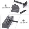 Beavorty 2sets Beard and Mustache Trimmer One Blade Razor Manual Razor Traditional Shaver Metal Handle for Grooming view 3