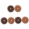 Beavorty 6pcs Donut Wig Hair Bun Makers Elastic Chignon Hair Rings Wedding Prom Play Bun Maker view 1