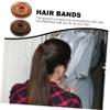 Beavorty 6pcs Donut Wig Hair Bun Makers Elastic Chignon Hair Rings Wedding Prom Play Bun Maker view 4