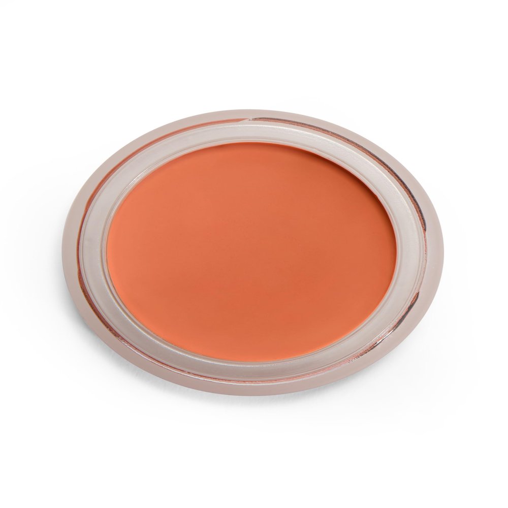 goop Beauty Cream Blush | Sheer Pop of Color for Lips & Cheeks | Vitamin C, Vitamin E & Safflower Oil | Natural Makeup for Glowing Skin | 0.5 oz | Slipper - Creamy Peach