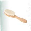 Beavorty 3pcs Men Beard Brush Hair Shave Brush for Styling Mustache Natural Handle view 3