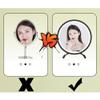 APLUSH Three-Color Light, Smart Touch, Round with Light Makeup Mirror, Modern Simple Makeup Mirror, for Various Bathroom, Bedroom(White,Small) view 4