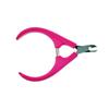 FOMIYES 3pcs Professional Nail Toenail Nipper Cuticle Cutter Nail Clippers High Hardness Fine Steel Rose Red for Home and Salon Use view 3