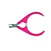 FOMIYES 3pcs Professional Nail Toenail Nipper Cuticle Cutter Nail Clippers High Hardness Fine Steel Rose Red for Home and Salon Use view 4