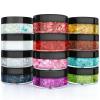 Body Glitter, Face Glitter, Hair Glitter,YGQQOY Holographic Concerts Festival Rave Chunky Glitter Gel, 12 Colors view 1