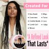 150g Braid Gel with Extra Hold, High Shine for Twists, Locs, Braids & Edge Control - Smooths Frizz, Long-Lasting for Locks, Cornrows 5.3oz (Strawberry Flover) view 4