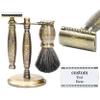 FREED customized gifts Engraving Luxury Men's Safety Razor set, Aluminum Alloy Material incloud 120 Japanese Stainless Steel Blades,It's the best gift for men, fathers,or birthdays. view 1