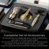 FREED customized gifts Engraving Luxury Men's Safety Razor set, Aluminum Alloy Material incloud 120 Japanese Stainless Steel Blades,It's the best gift for men, fathers,or birthdays. view 4