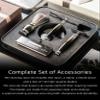 FREED customized gifts Engraving Luxury Men's Safety Razor set, Aluminum Alloy Material incloud 120 Japanese Stainless Steel Blades,It's the best gift for men, fathers,or birthdays. view 4