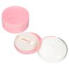 Beavorty Body Powder Puff Case with Puff Portable Storage Holder for Loose Powder Easy to Use Non-breakable for Home and Travel view 2