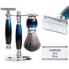 FREED customized gifts Engraving Luxury Men's Safety Razor set, Aluminum Alloy Material incloud 120 Japanese Stainless Steel Blades,It's the best gift for men, fathers,or birthdays. view 1
