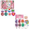2 Sets of comfso Bath Bombs, 6 pcs Kids Bath Bombs Gift Set with Surprise Inside & 8 pcs Sweet and Romantic Women Bath Bombs for Christmas Birthday Gifts view 1
