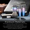FREED customized gifts Engraving Luxury Men's Safety Razor set, Aluminum Alloy Material incloud 120 Japanese Stainless Steel Blades,It's the best gift for men, fathers,or birthdays. view 3