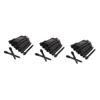 FOMIYES 150pcs Double-headed Sponge Eyeshadow Applicator Brush for Travel and Daily Use Makeup Tools for Women Black view 1