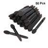 FOMIYES 150pcs Double-headed Sponge Eyeshadow Applicator Brush for Travel and Daily Use Makeup Tools for Women Black view 2