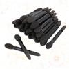 FOMIYES 150pcs Double-headed Sponge Eyeshadow Applicator Brush for Travel and Daily Use Makeup Tools for Women Black view 4