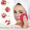 Large Reusable Makeup Remover Pads for Face, Soft Microfiber Makeup Remover Cloths Washable, Premiun 5 INCH Face Cleaning Pad with Laundry Bag, 24 Pack Pink view 3
