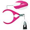 FOMIYES 3pcs Stainless Steel Nail Clippers Cuticle Remover Nipper for Toenails Fingernails Manicure Pedicure Tool Toenail Corrector Portable Nail Trim view 4