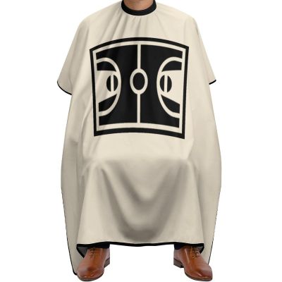 Basketball Court Barber Cape Professional Hair Cutting Apron Hairdresser Cape Salon Cape for Men Women