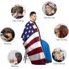 American and Nicaragua Flag Barber Cape Professional Hair Cutting Apron Hairdresser Cape Salon Cape for Men Women view 3