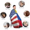 American and Colombian Flag Barber Cape Professional Hair Cutting Apron Hairdresser Cape Salon Cape for Men Women view 3