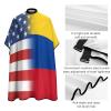 American and Colombian Flag Barber Cape Professional Hair Cutting Apron Hairdresser Cape Salon Cape for Men Women view 4