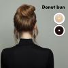 Beaupretty Hair Bun Maker Set - 8 Donut Makers, 40 U-Shaped Bobby Pins, 5 Black Hair Ties, 2 Pink Hair Tail Tools view 2
