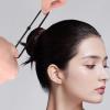 Beaupretty Hair Bun Maker Set - 8 Donut Makers, 40 U-Shaped Bobby Pins, 5 Black Hair Ties, 2 Pink Hair Tail Tools view 4