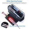 2IN1 Hair Tools Travel Bag with Heat Resistant Mat for Flat Irons, Straighteners, Curling Iron, and Haircare Accessories,Compatible with Revlon One Step Hair Dryer,Revlon Volumizer Hair Dryer Brush view 2